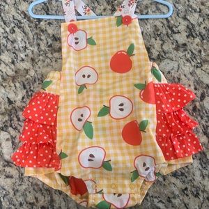 NEW Eleanor Rose Bubble/  ruffled Romper